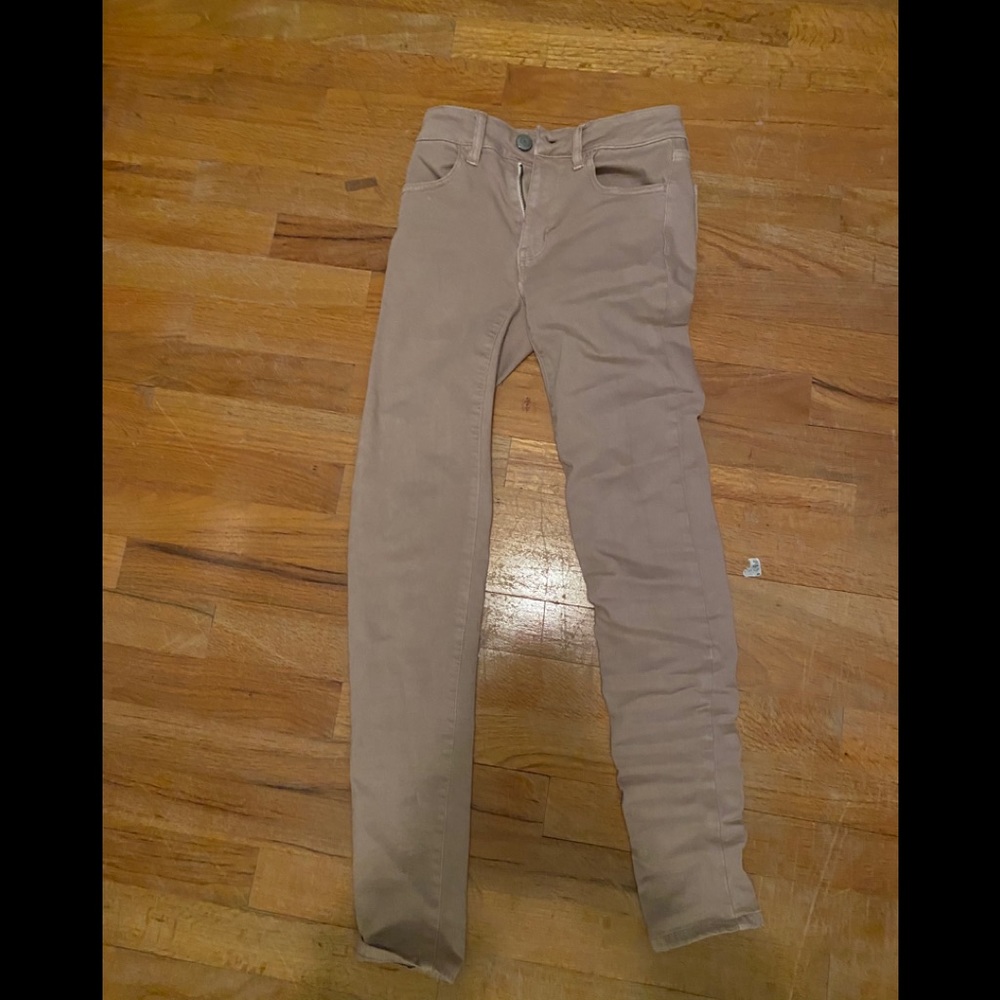 American Eagle pinkish jeans!